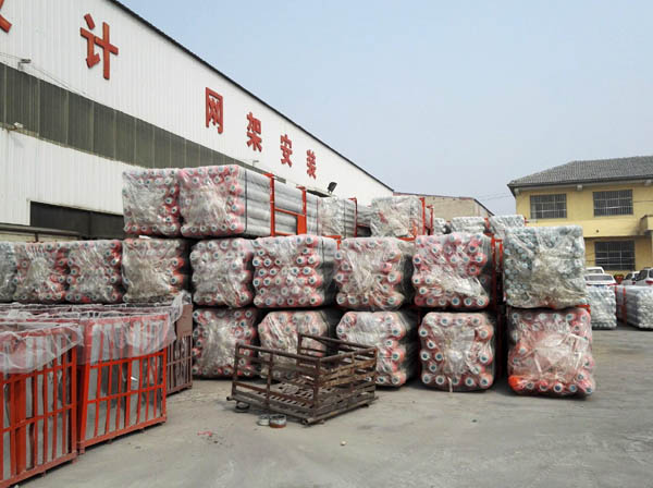 诸暨网架成品待发